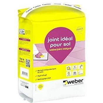 Mortier pour joints de carrelage hydrofugé 5kg Gris Perle Weberjoint design