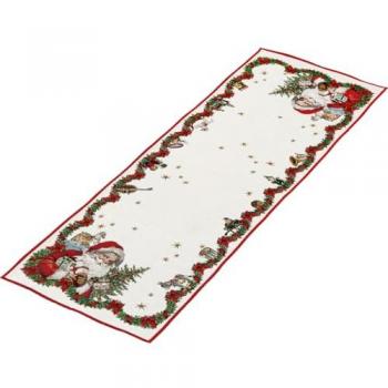 Villeroy & Boch Toy's Fantasy XL Table Runner 49x143cm Santa Multicolored