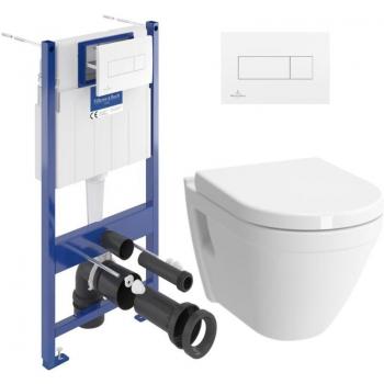 Set completo de inodoro Vitra S50 con bastidor y escobilla