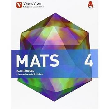 Mats 4 (matematiques) eso aula 3d (Tapa blanda).