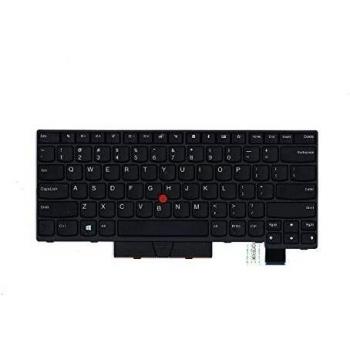 Tastiera di Ricambio Lenovo 01AX528 Ergonomica per Notebook US Nera