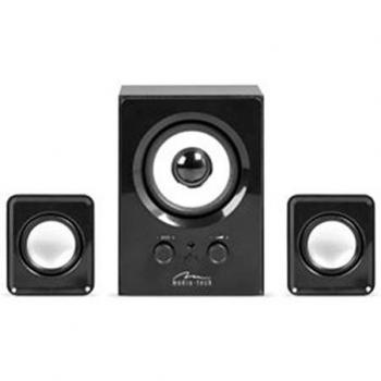 Media-Tech Tumba 2.1 - Altavoces externos con subwoofer de 12W