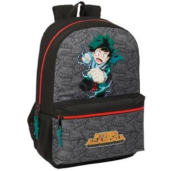 SAFTA MOCHILA ESCOLAR CARRO MY HERO ACADÉMICA 14x30x46cm