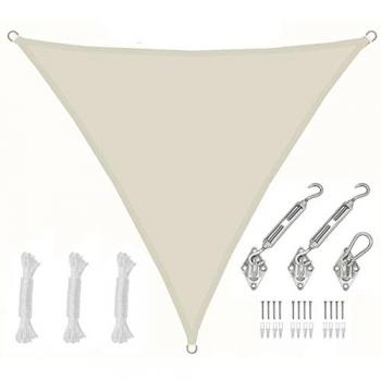 Toile de Jardin 3x3x3 m – Protection Solaire UPF 50+ avec Fixation Inox