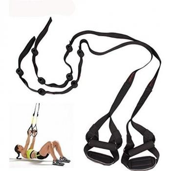 Entrenador de Suspensión Homeself, Cuerpo Fitness, Pro Heavy Duty, Correas de Resistencia, Gimnasio en Casa, Negro