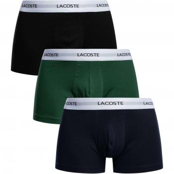 Boxer Lacoste Court Negro Verde Azul (Pack 3)