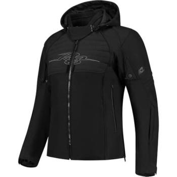 Giacca Da Moto Naïomi Rusty Stitches Donna Impermeabile Nero 46