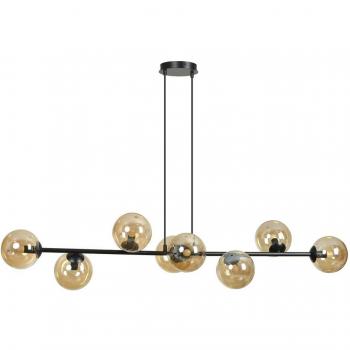 Luminaria Ombre 8‑Verres – Suspension Moderne
