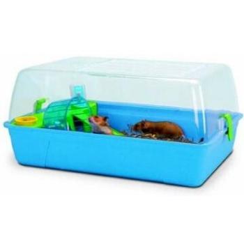 Plastische Hamsterkooi Savic Rody, Kleur Blauw, Metelaccessoires Inbegrepen