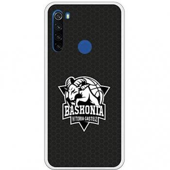 Funda original compatible con Xiaomi Redmi Note 8T - Baskonia blanco y negro