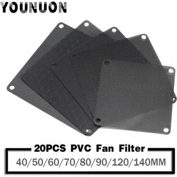20Pcs PVC Dustproof Fan Filters