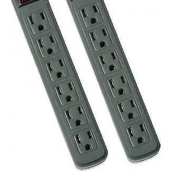 Minuteman MMS362P 2-Pack Surge Protector, 241 Joules Protection
