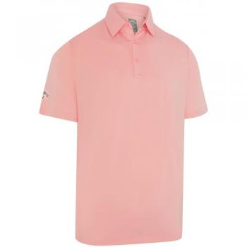 Callaway Golf SwingTech Solid Polo Shirt - Candy Pink - XL