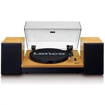 Lenco LS-300 - Giradiscos semiautomático com alto-falantes externos
