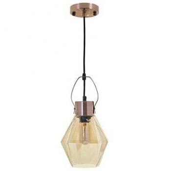Lámpara Colgante FABRILAMP Ziva 1xe27 Cobre Reg.x17x17