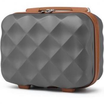 British Traveller 2‑teiliges Gepäckset Kabinenkoffer TSA‑Schloss Toilettentasche 4 Doppelrollen 31+54 cm