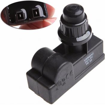BBQ Gas Grill Replacement Push Button Igniter - 2 Outlet, Black
