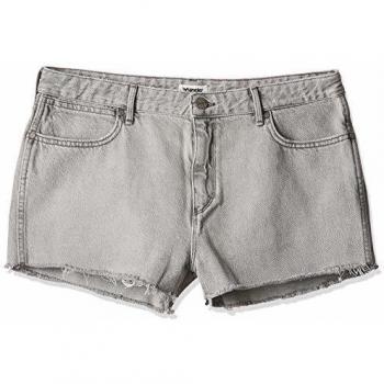 Shorts Wrangler Boyfriend, Gris (Icy Grey 28c), X-Small para Mujer