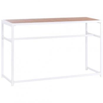 Beliani Avetrana 150x50 Contemporary Steel‑Polywood Garden Table