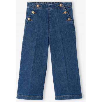 Vêtement femme VERTBAUDET pantacourt large denim