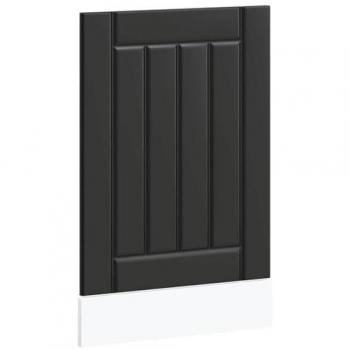 Pannello Lavastoviglie Lucca Nero in Legno Composito