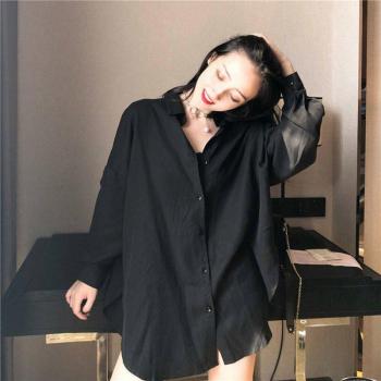 Camisa Manga Larga Neutra Mujer