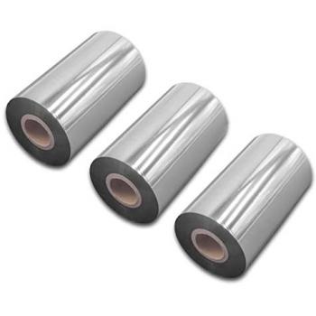 Vhbw - 3x Wax Resin Thermal Ribbon for Sato CL6NX, CL4NX Label Printer, 110 mm x 300 m, Black