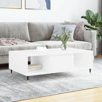Mesa de Centro VidaXL Branco Brilhante 104x60x35