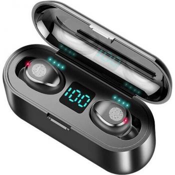 Auriculares Olaf F9 Inalámbricos Bluetooth 5.0 TWS 9D HiFi Estéreo Deportivos con Micrófono y Resistencia al Agua