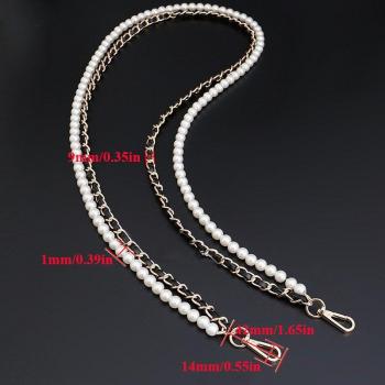 Correa de perlas para bolso cruzado