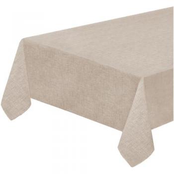 Tovaglia Cucina Antimacchia Bordata Plastificata 135x180 cm Beige