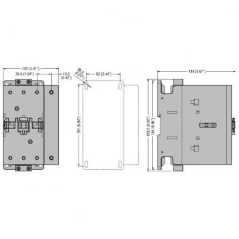 Lovato - Contattore quadripolare 160A AC1 230VAC BF115T4A230