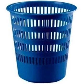 Corbeille de Récupération Métallique Ajourée 16 Litres Bleu Donau D306-10