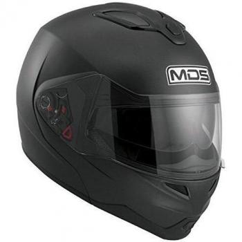 AGV Motorradhelm MD200 MDS E2205 Multi, Schwarz (Fluoat Noir)
