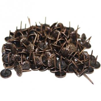 Dekorative Pushpins Gold 100er Set