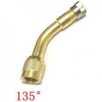 2 pcs Metal Tire Valve Stem Adaptor 90 Degree Bent