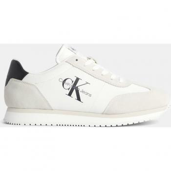 Zapatillas Calvin Klein Jeans Mujer Ante Blanco