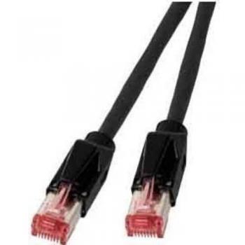 Black 2 m Cat‑6 S/FTP Patch Cord