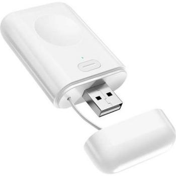 Avizar Power Pocket per Apple Watch 4, 3, 2 e 1 – Caricamento Wireless Elegante (Bianco)