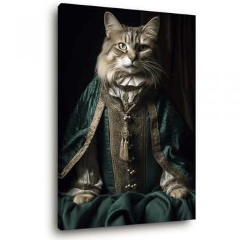 Toile Chat Classique 30x45 cm – Décoration Murale
