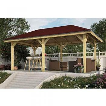 Karibu Pavillon »Bergen 2«, (Set), kesseldruckimprägniert
