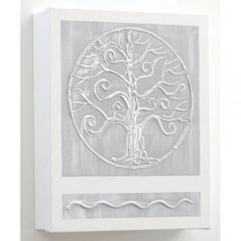 Llaves del Bosque Gris-Blanco