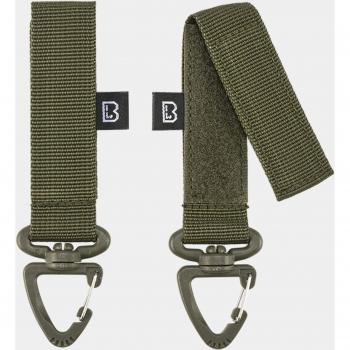 MOLLE-öglor karbinhake 2-pack Oliv