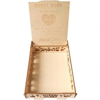 Heart Box Wedding Guest Book