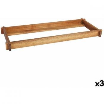 Soporte de Madera Acacia Viejo Valle 53 x 16,2 x 4 cm (3 Unidades)