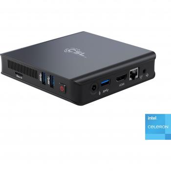 CSL Mini-PC Narrow Box Ultra HD v5, 4 GB RAM, 1000 GB SSD, schwarz, Windows 11 Pro