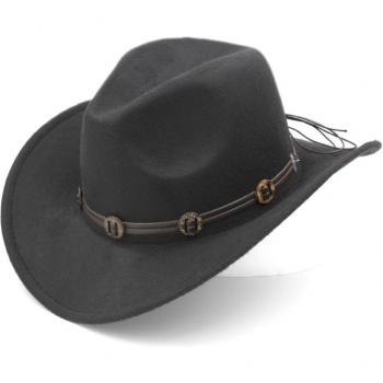 Cowgirl Reit Hut im Vintage Stil, steife Krempe, Größe 56-58cm