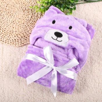 Capa Polar para Bebé con Capucha