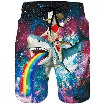 Alisister 3XL Badehose für Männer – Hai‑Print