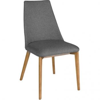Silla de tela gris oscuro Angel Cerda